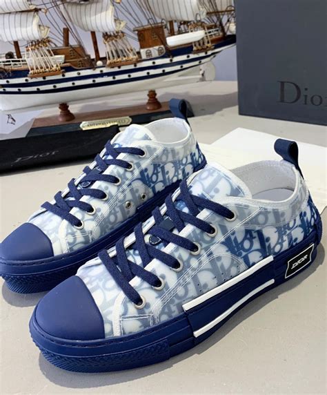 dior shoes blue low top